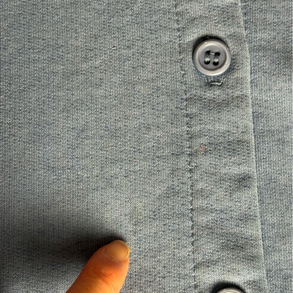 Vintage National Wildlife Federation Bird Embroidered Button Front Sweatshirt L - Picture 8 of 10